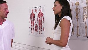Brazzers Network ∼ Lena Paul Crazy Ass Job On The Table