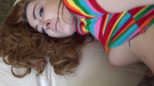 Property Sex ∼ Lena Paul Showing Natural Tits On Sofa