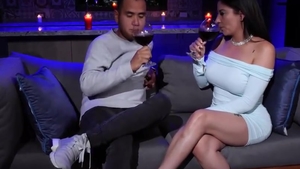 Slamming Hard Along With Petite Teen