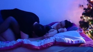 Brunette Cosplay Bends Over