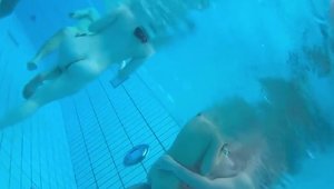 Nude Couple Rammed Hard In The Pool