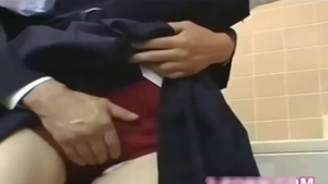 Young Japanese Rough Cock Sucking