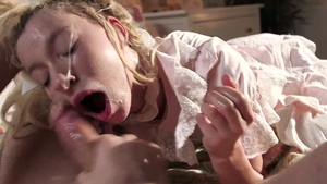 NewSensations - Teen Kenzie Reeves Receiving Facial Cum Loads