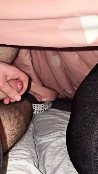 Risky Under-the-covers Fun With Stepmom Can We Get Caught?"