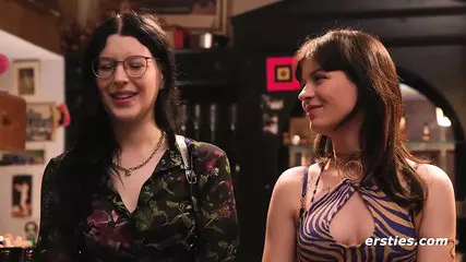 Ersties - A Flirt With The Bartender Leads To Lesbian Debauchery After Closing Time