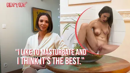 Ersties - All Wet & Soapy, Eve Grabs A Dildo To Bring Herself Pleasure
