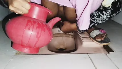 Toilet Sex Video With Girlfriend