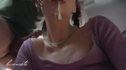 Oral Creampie Compilation. She Loves Take Cum Deep In Her Throat - Amateur Lanreta