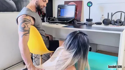 Horny Relationship With Stepsister - 2 Dicks Cum In Mouth