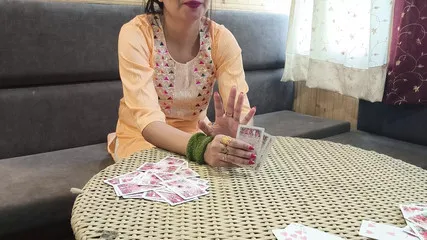 Stepsister Bhabhi Lost Her Pussy In Card Game