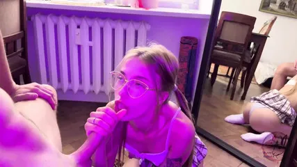 Asked My Friend To Check How I Give A Blowjob