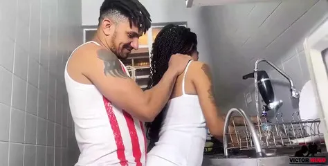 Gifted Fucking Novinha's Ass