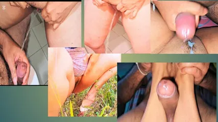 Asian Pissing Show Outdoor And Bathroom