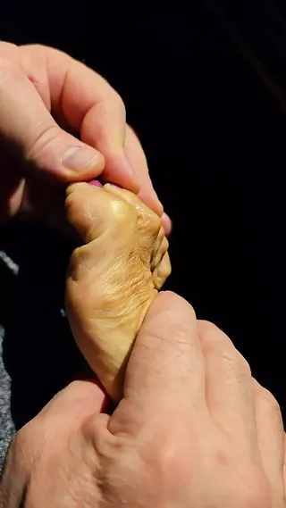 Little Feet In Daddy's Big Hands