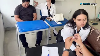 Mara Always Arrives Late To The Classroom And Fucks The Teacher To Get Her To Leave