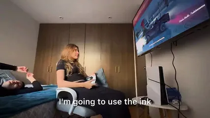 My Best Friend Touches Me And Sucks My Pussy While I Play Video Games