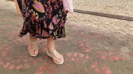 Blonde Mature Amateur Wife Enjoys Naked Sex After Walking