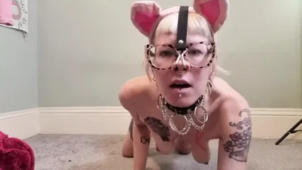 Solo Slut Degradation Dirty Talk Nose Hook, Body Writing & Humiliation