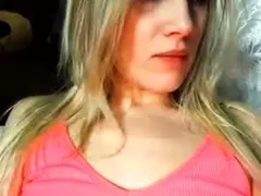 Curly Blonde Teen Records Solo Dildo Masturbation More at