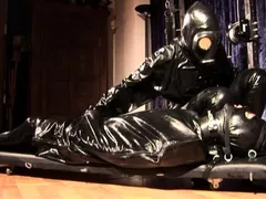 Gaping enema fetish slut toyed
