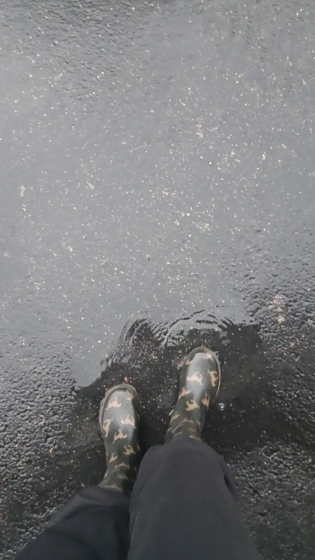 Rainy Day Play in Boots