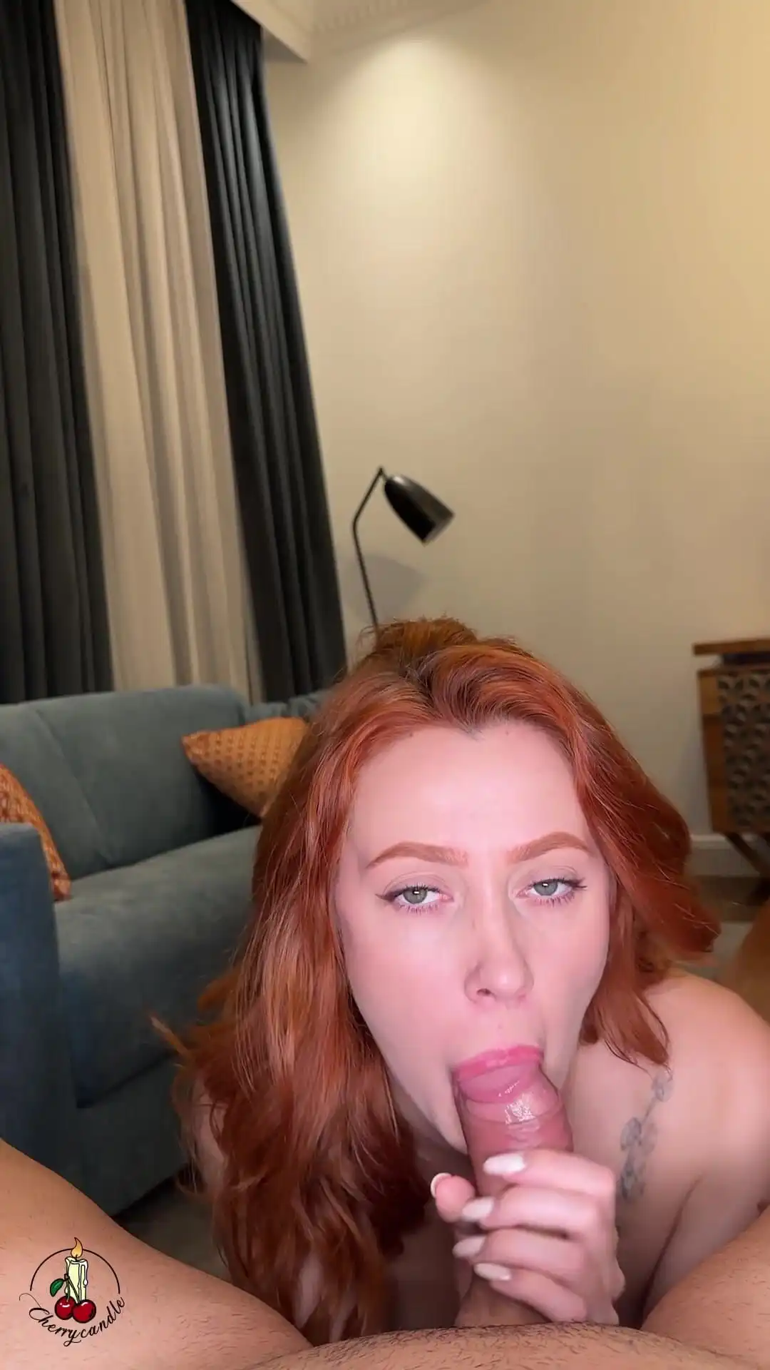 POV Style Blowjob! She Suck Me Till I Explode in Her Mouth! Huge Load
