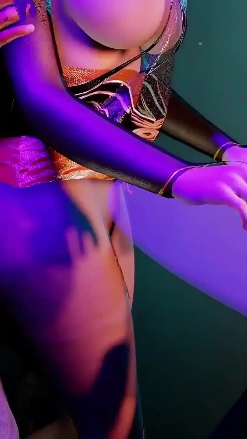 Celestial Curves: 3D Girl with Divine Assets - 3D Animation