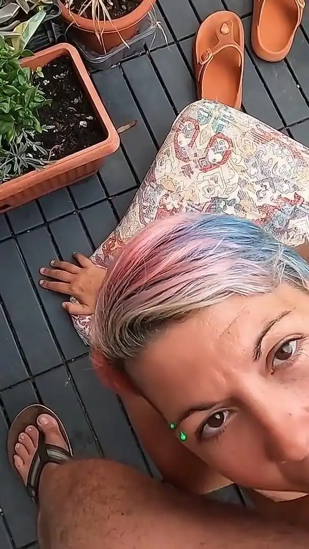 Washing Down the Cum with Piss After a Nice Blowjob