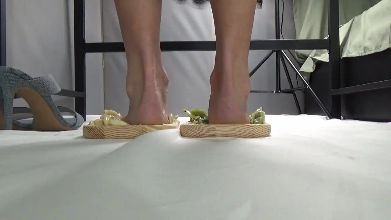 I Trample the Fruit with My Feet. Lick My Legs