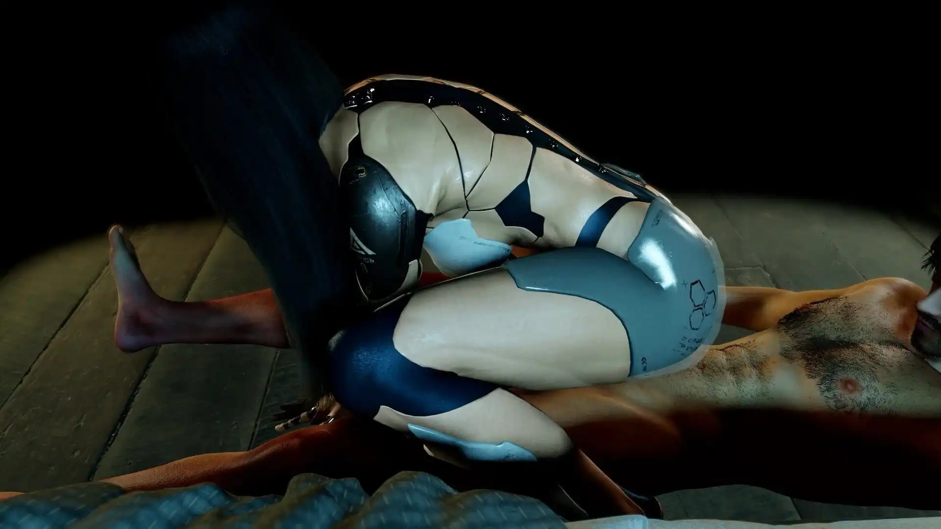 Robot Girl Cowgirl Dick Ride