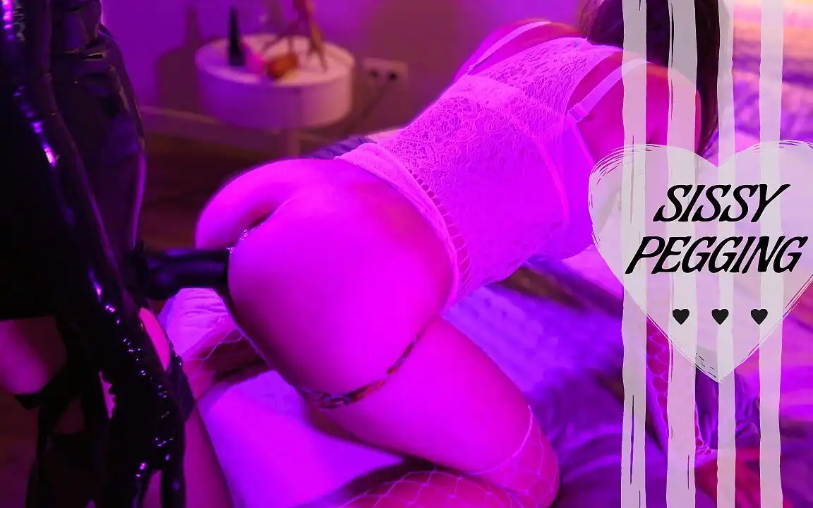 Pegging My Sissy Gurlfriend