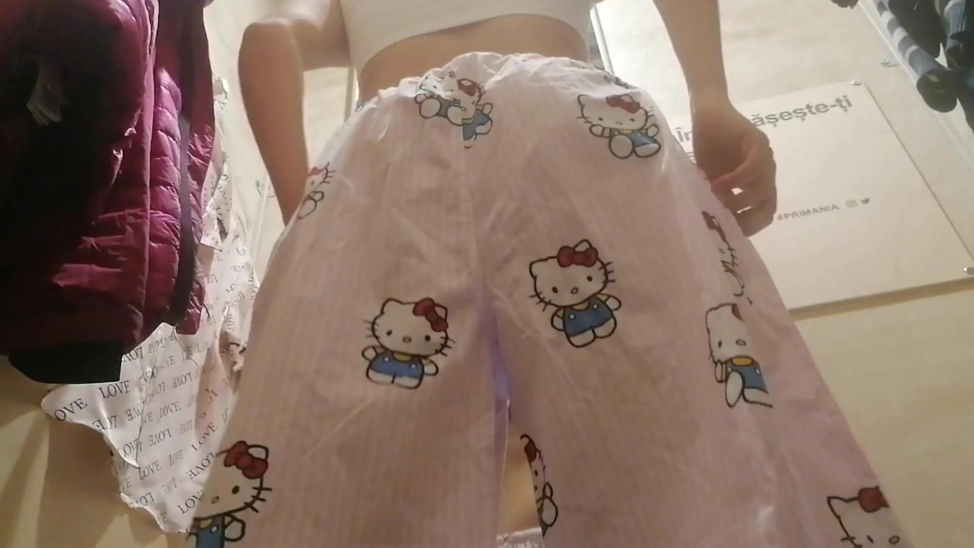 Sexy and Naughty MILF Tries on Naked Clothes. Latina with Hairy Pussy Tries on Clothes
