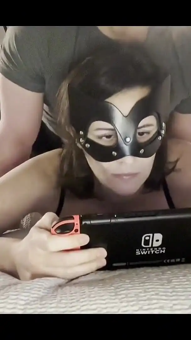 My Stepbrother Was Feeling Horny so I Let Him Use My Mouth and Pussy While I Played a Videogame