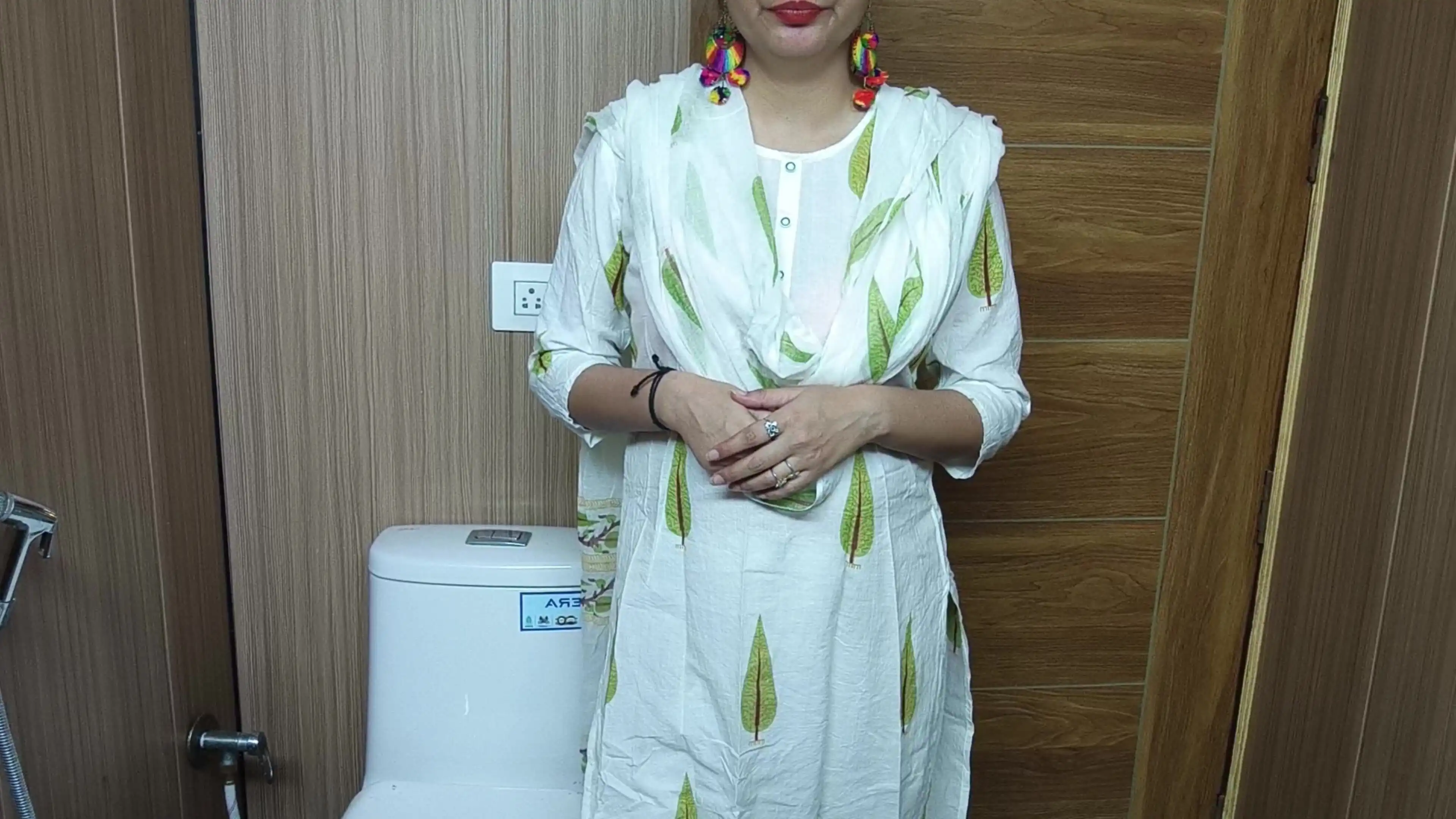 Trying My Stepmother's Delicious Pussy in the Bathroom. Full Video