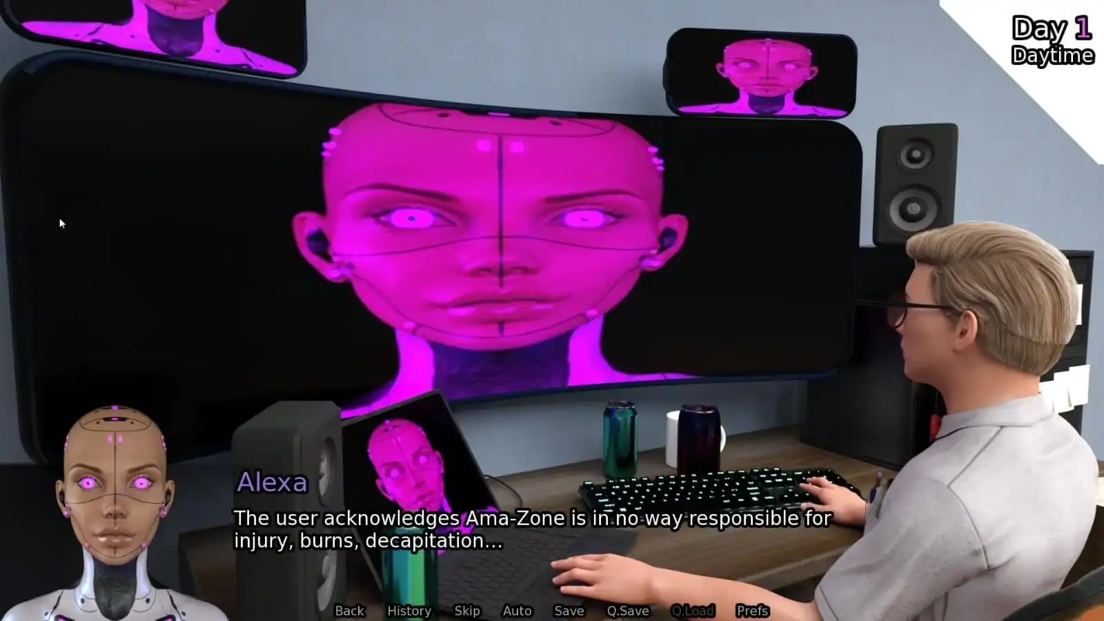 The Hawt Intro- Sexbot #1 - Anime Girl Gameplay