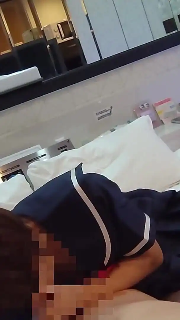 Blindfolded Pantyhose Sex with a Cute High School Girl in Uniform