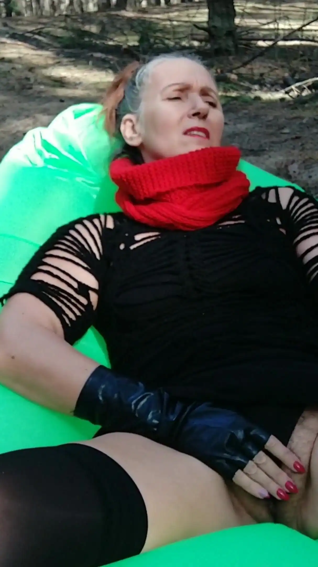 Lukerya Is Resting in the Spring Forest