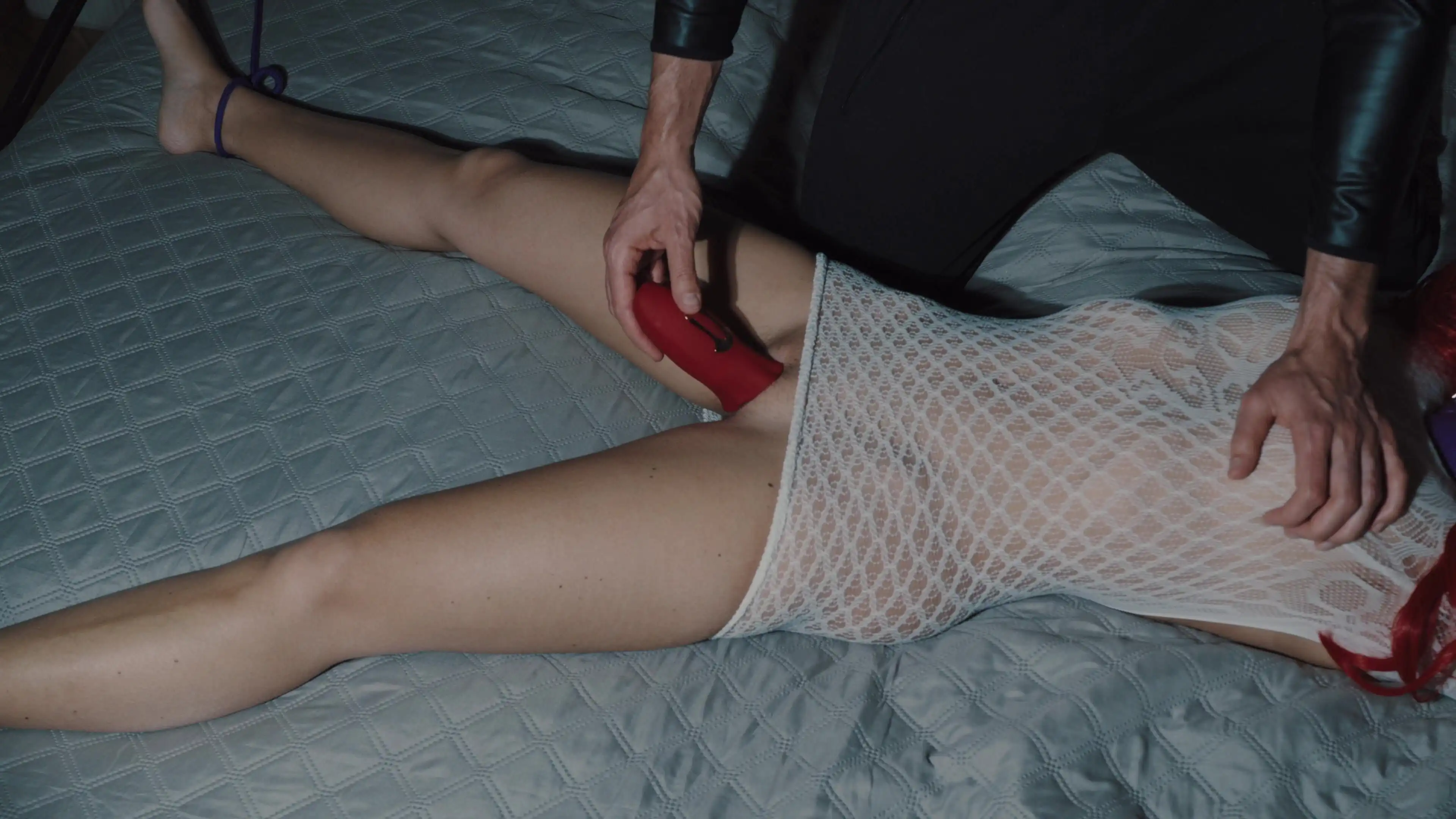 He Ties My Hands and Feet and Uses the Pussy Eater Until I Come