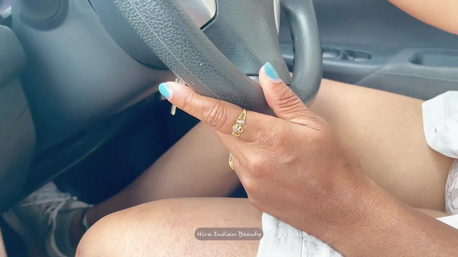 Hot Indian MILF Flashes Her Heavy Cleavage While Driving in Outback - Risky Public Tease!