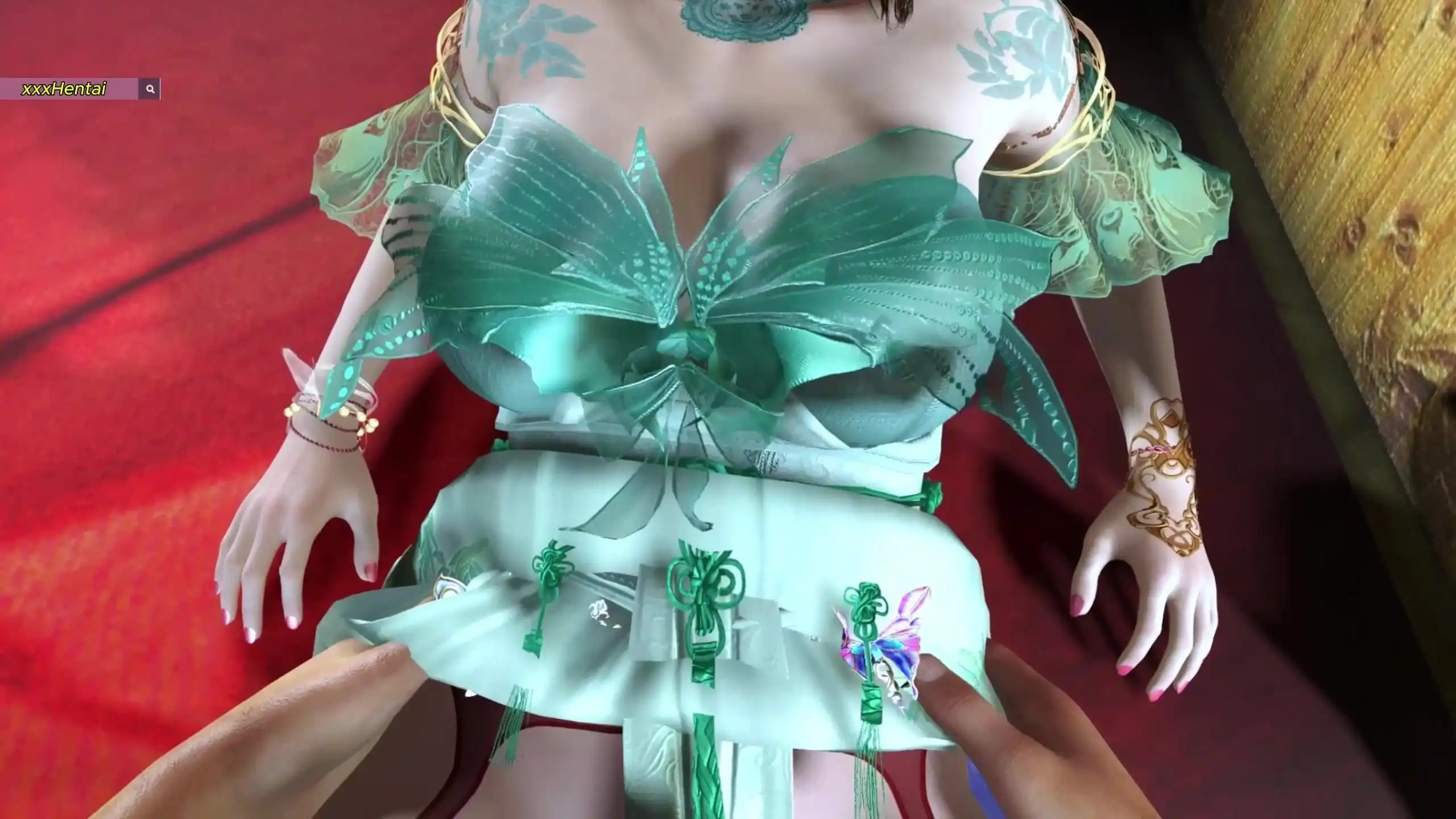 Xun Er Pixelated Beauty: 3D Girl with a Big Boob Spell - 3D Animation