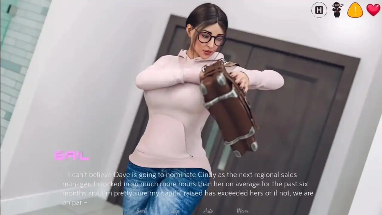 Stepsister Trying to Impress Boss