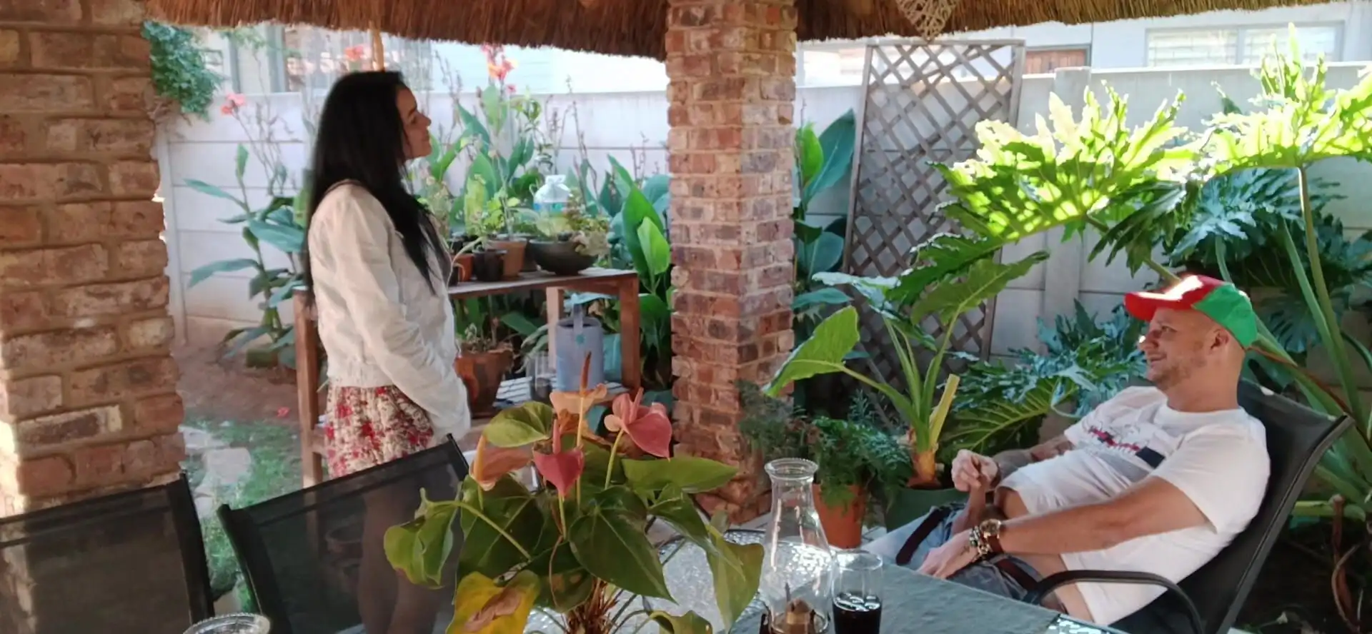 Masturbating with My Neighbours Wife Outdoor on the Patio