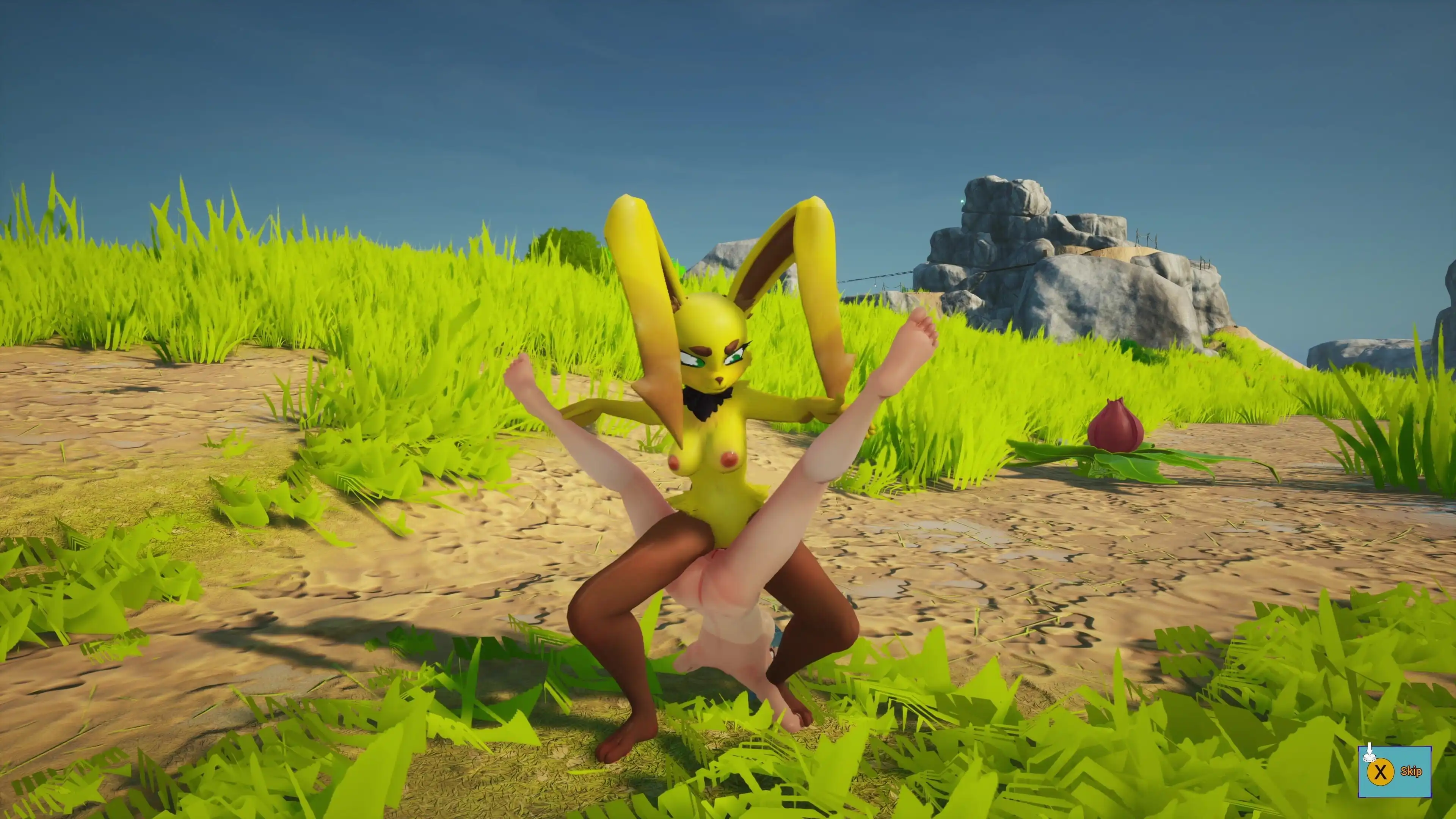 Rabbit Monster Grinding Woman (sapphire Safari V.23)