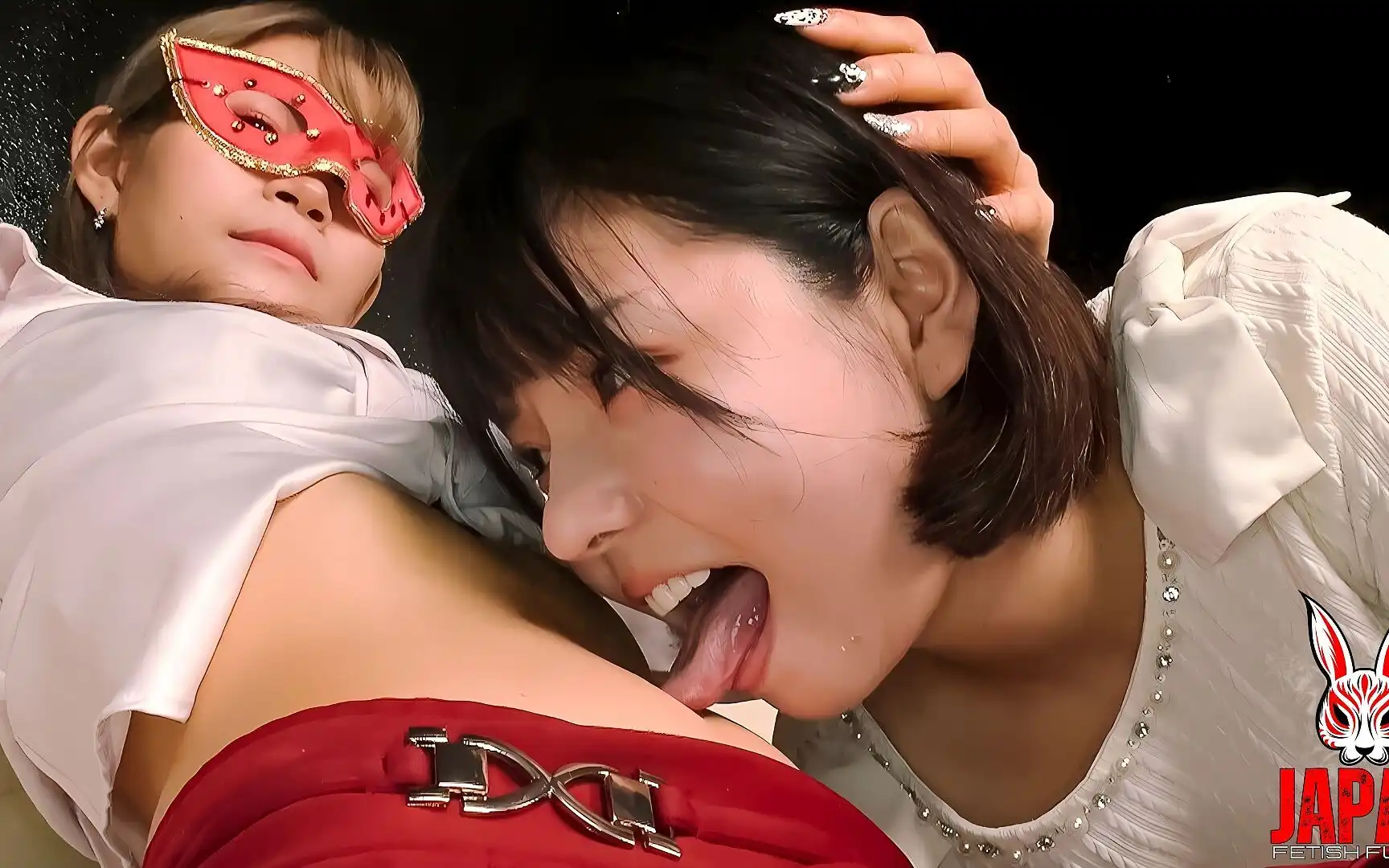 Inspector Azusa Misaki Opens Yuuka Ichii’s Belly Button. First
