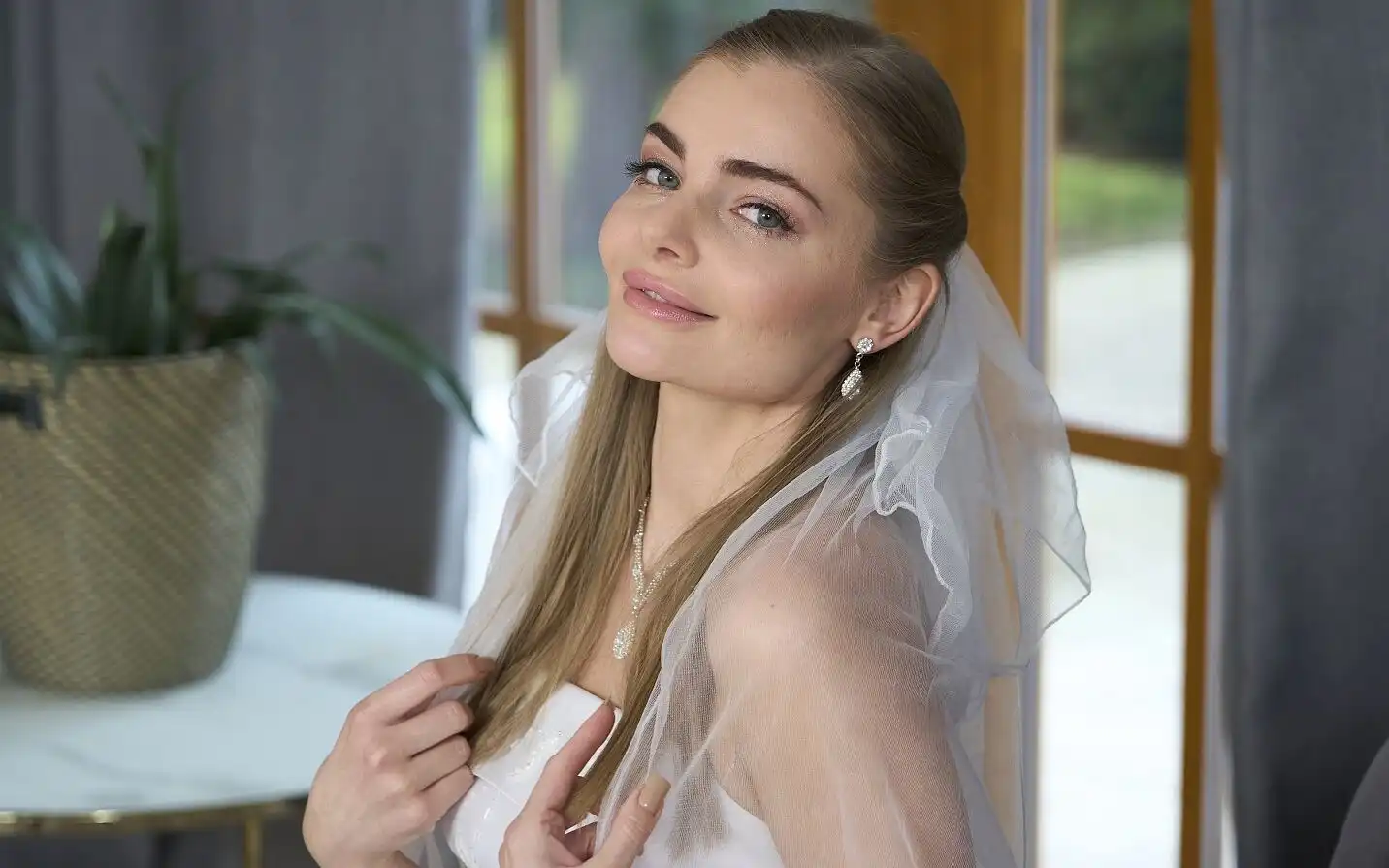 Young Bride with Small Tits and Pussy