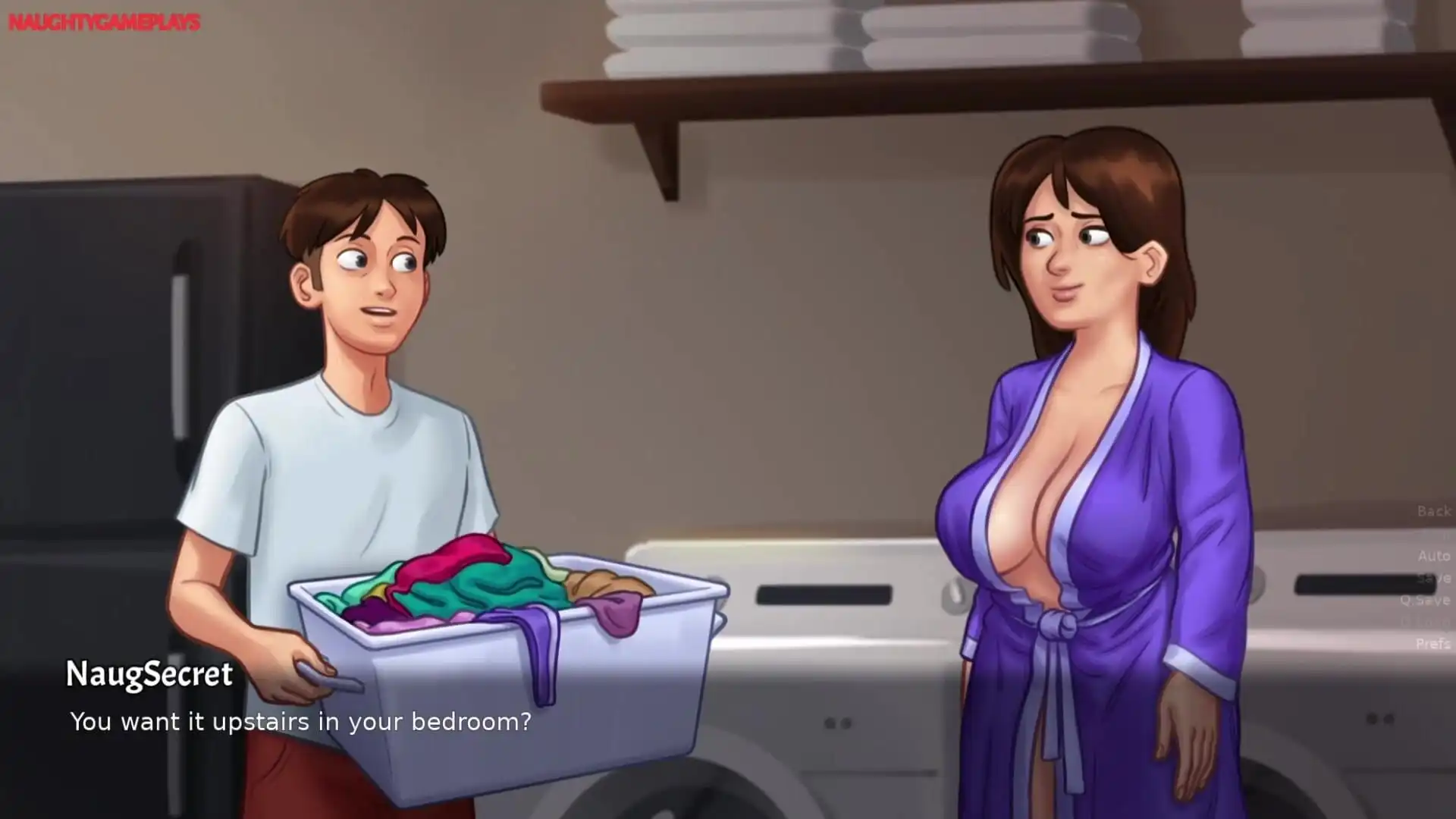 Summertime Saga 05 - Hot MILF Needs Massage From Horny Pervert Tenant