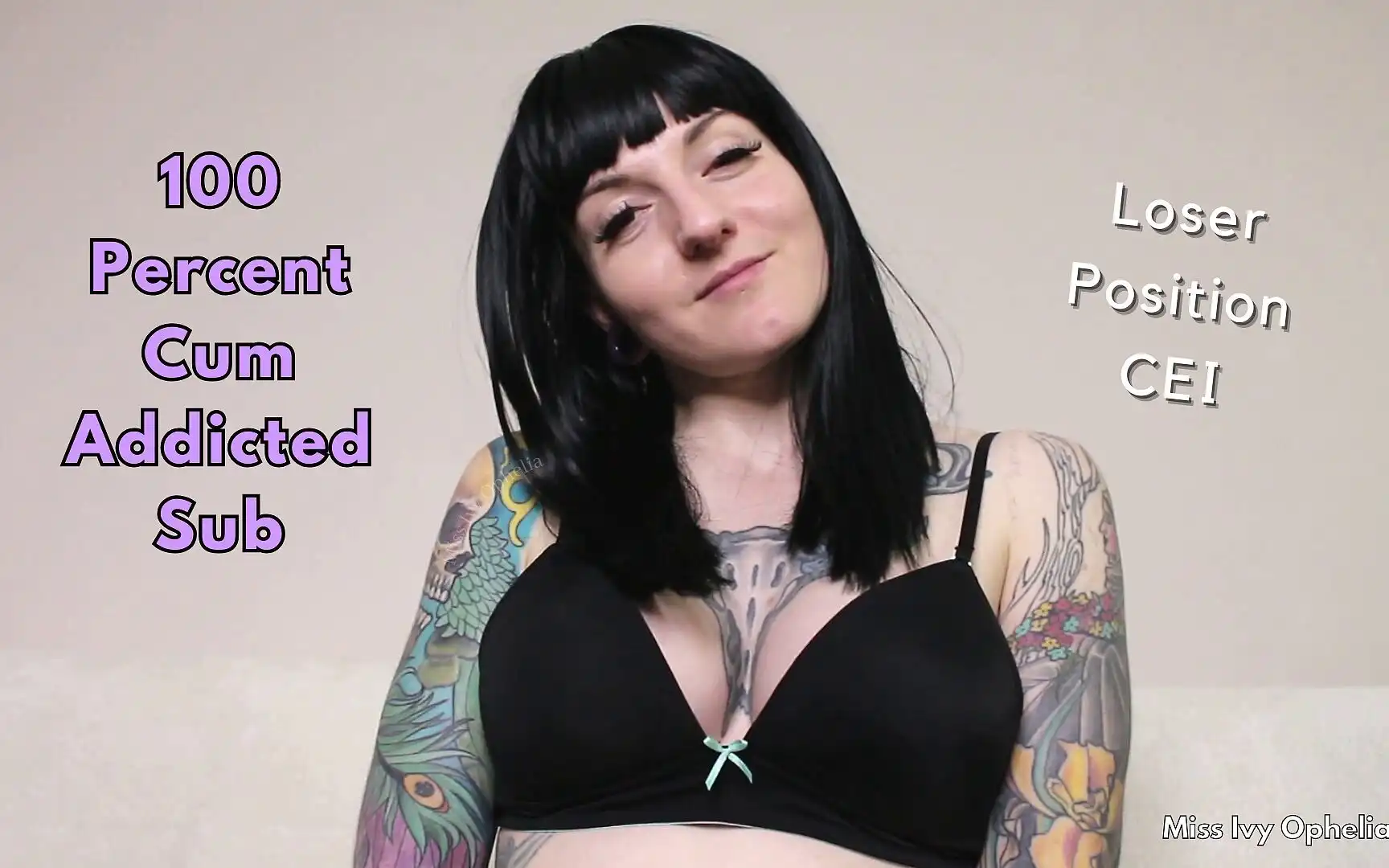 100 Percent Cum Addicted Sub - Femdom CEI Training JOI