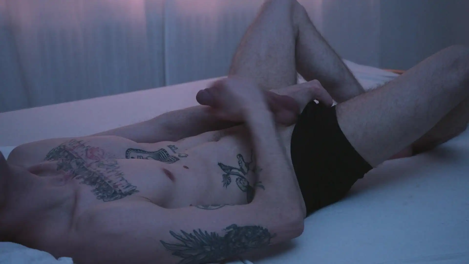 Early Morning Edging - Big Dick Masturbation with Loud Moaning