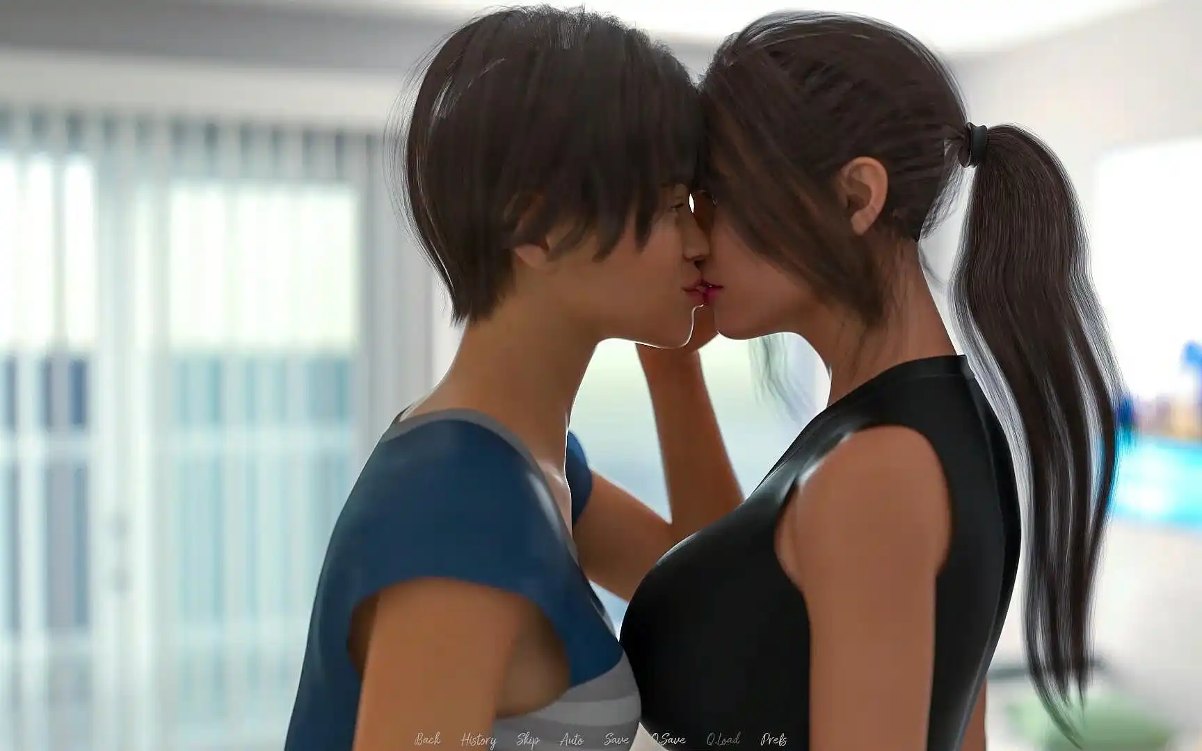 Being a Wife - V1.175 - Karel Kissed Christine on Her Lips