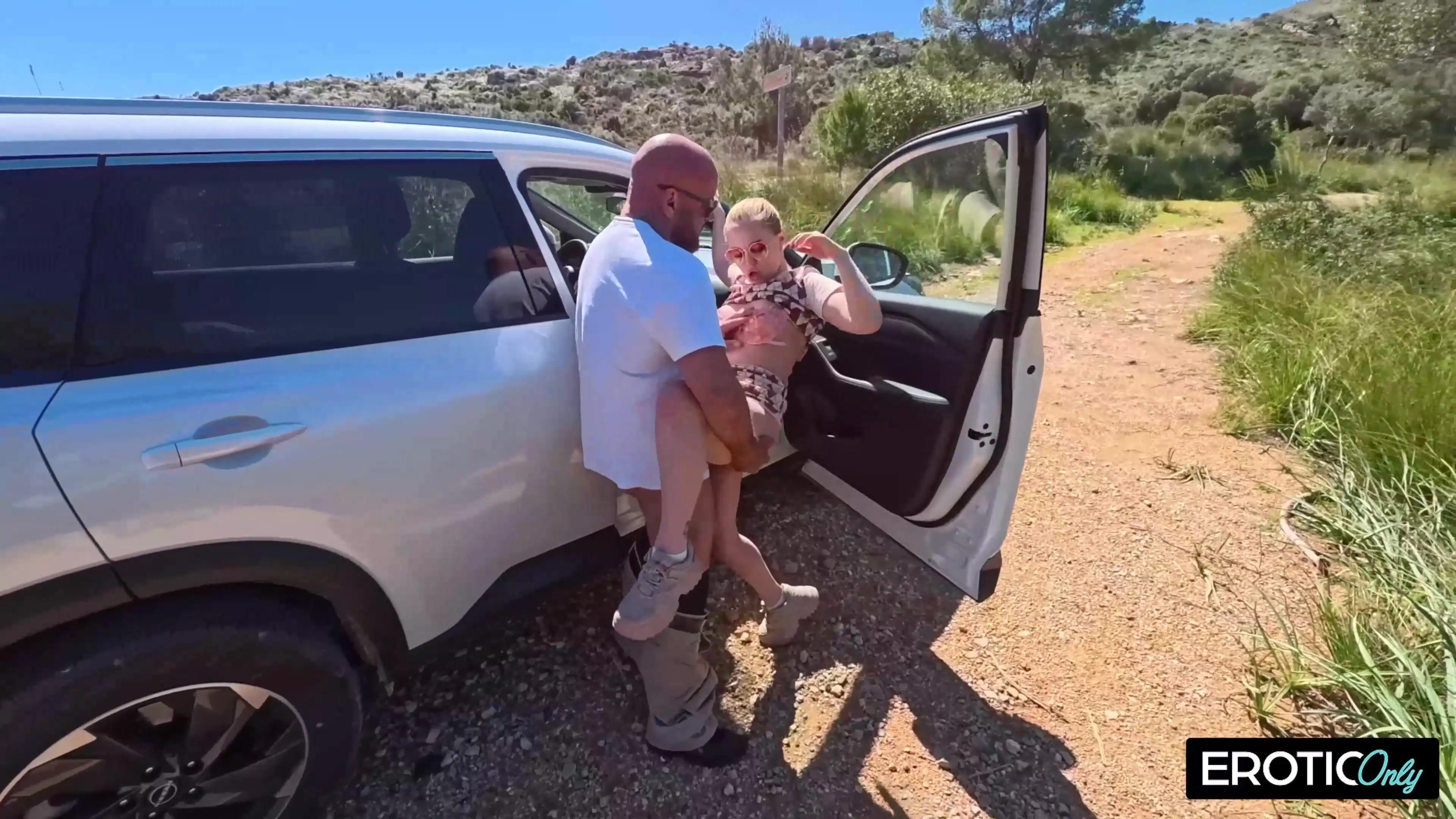 German Grandpa Meets a Hot Blonde for an Unforgettable Outdoor Hookup
